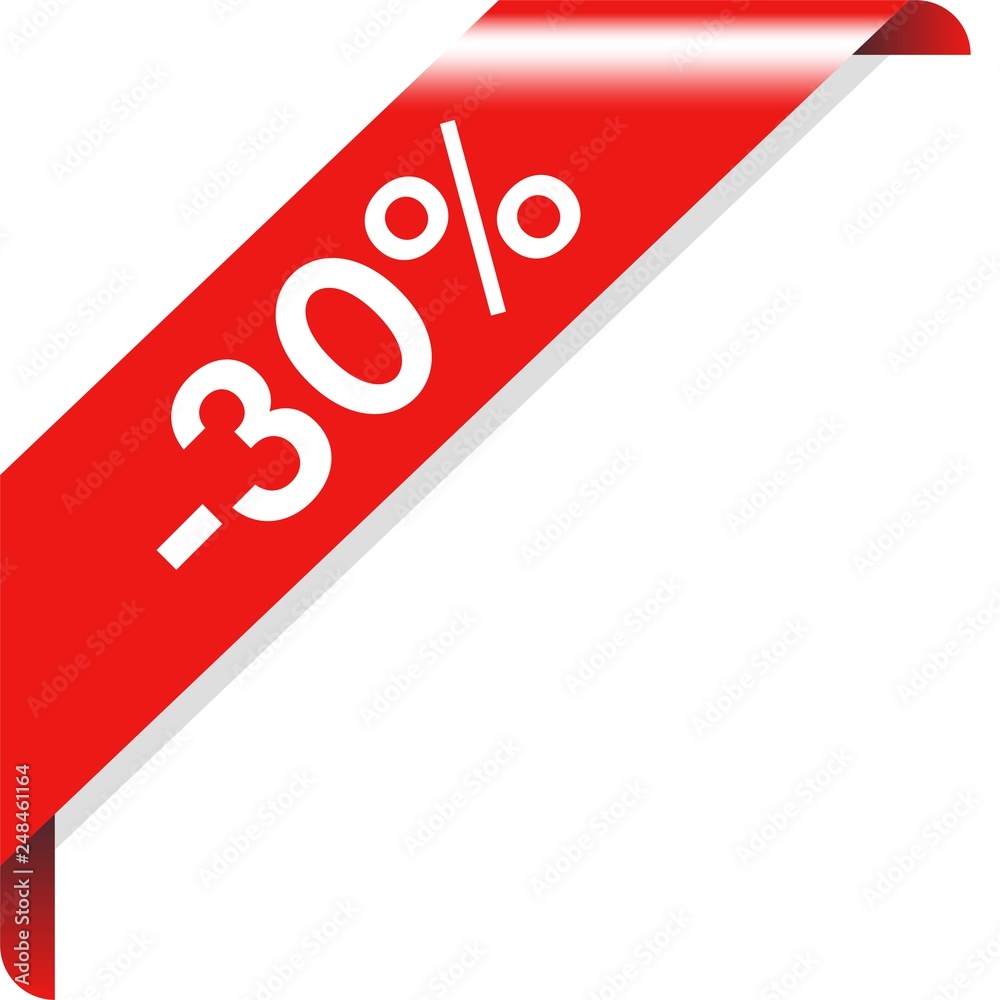 Corner Ribbon Banner Vector, Illustration Corner Ribbon Banner Vector, Illustration