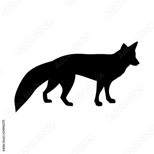 Fox  black icon