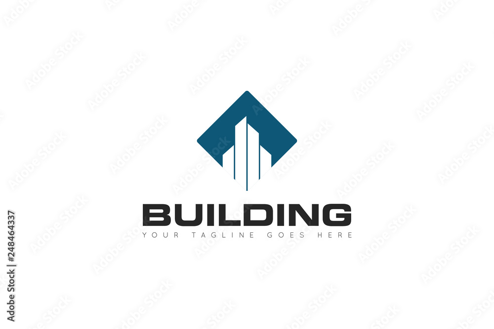 building logo and building icon Vector illustration design Template building logo and building icon Vector illustration design Template