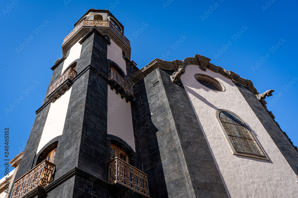 old spanish church Nuestra Señora de la Concepción in orotava on island