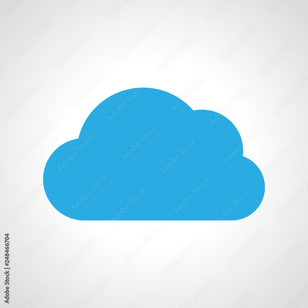 Cloud Icon. Multicolored weather icon Cloud Icon. Multicolored weather icon