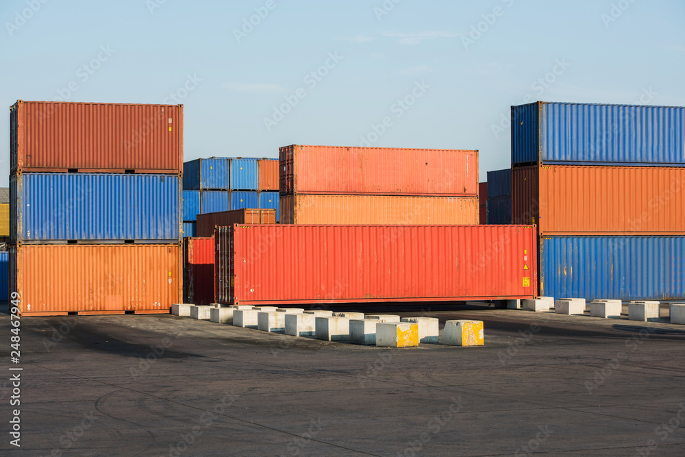 Fototapeta premium Container yard