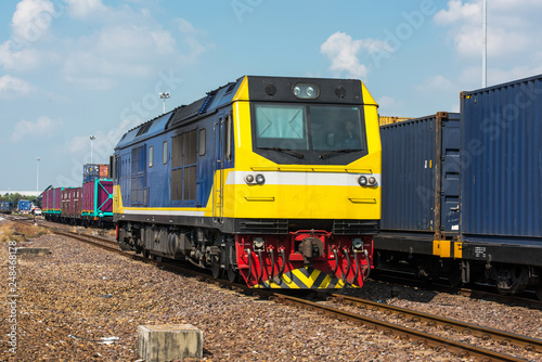 Diesel-electric locomotive trucks Freight Train