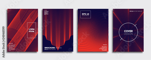 Minimal Vector cover designs. Future Poster template.