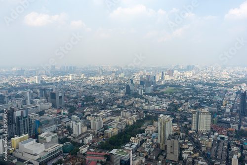 aerial view of city © Nanthiwat