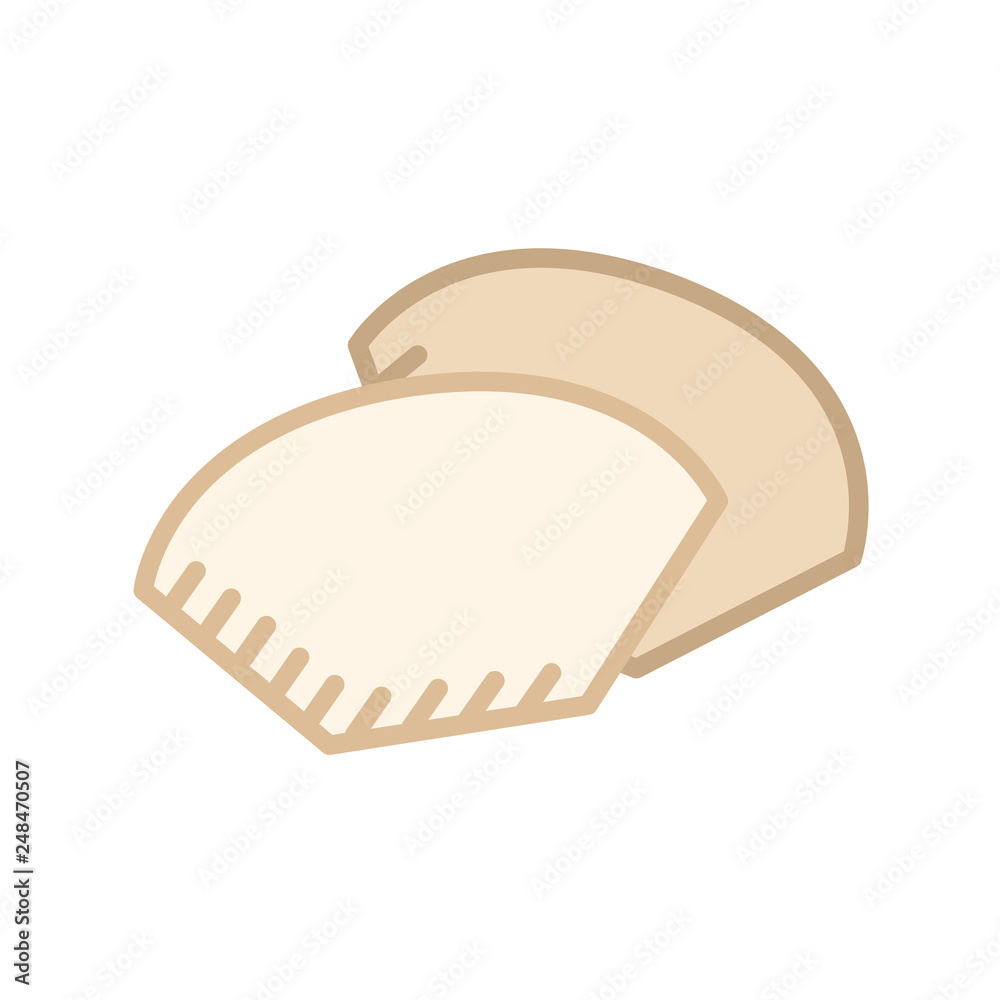 Fototapeta premium Coffee filter LineColor illustration
