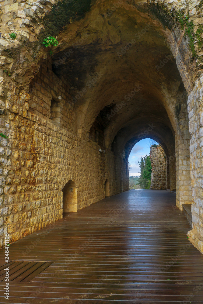 Yehiam Fortress in the western Upper Galilee