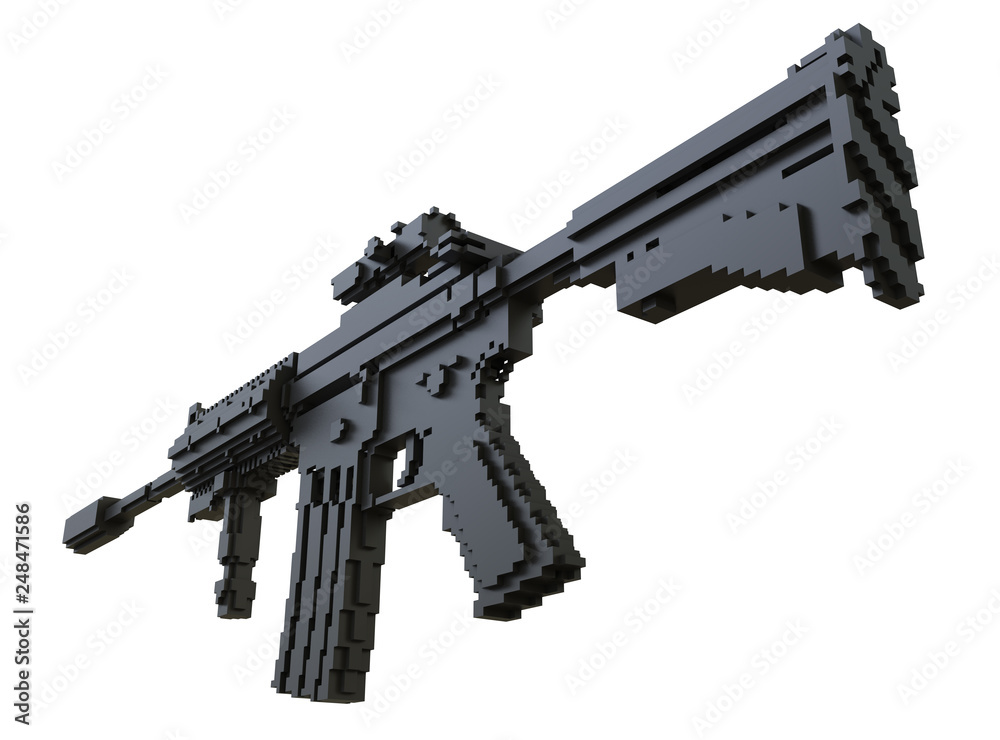 3d Printed Machine Gun Isolated Stock Illustration Adobe Stock 3d-printed-machine-gun-isolated-stock-illustration-adobe-stock