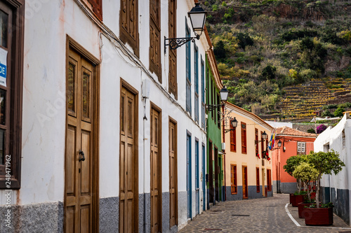 Dorfstra  e auf Gomera