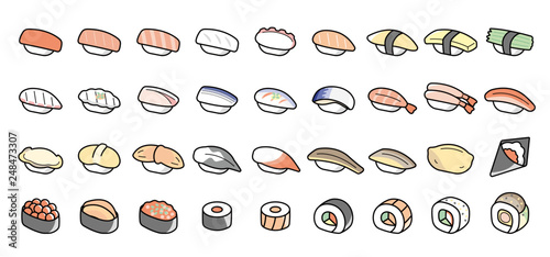 Sushi Icon Set