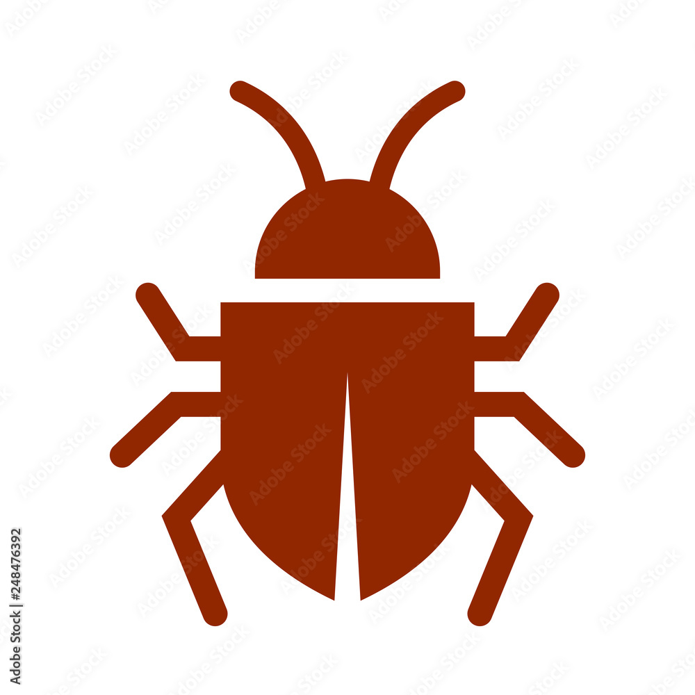 Beetle vector icon Beetle vector icon