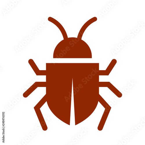 Beetle vector icon