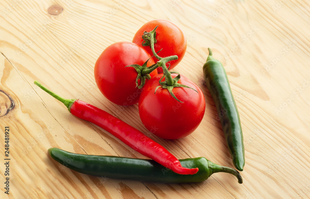 fresh vegetables on wooden board fresh vegetables on wooden board