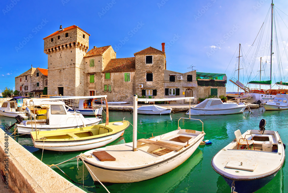 Kastel Gomilica old island town on the sea near Split