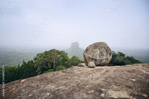 Sigiriya rock formation