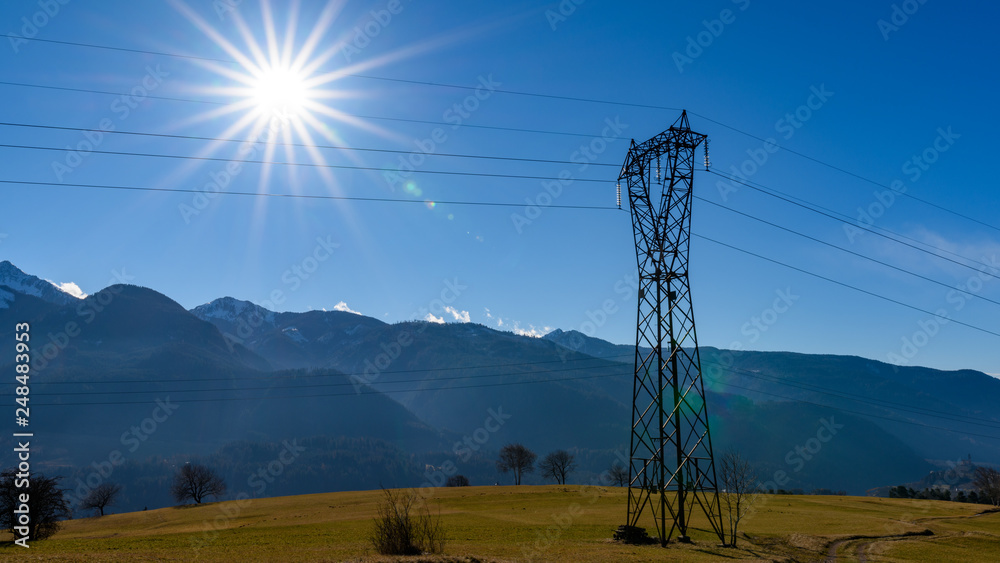 Linea elettrica per energia elettrica di media tensione