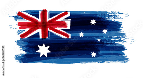 Grunge Australia Flag