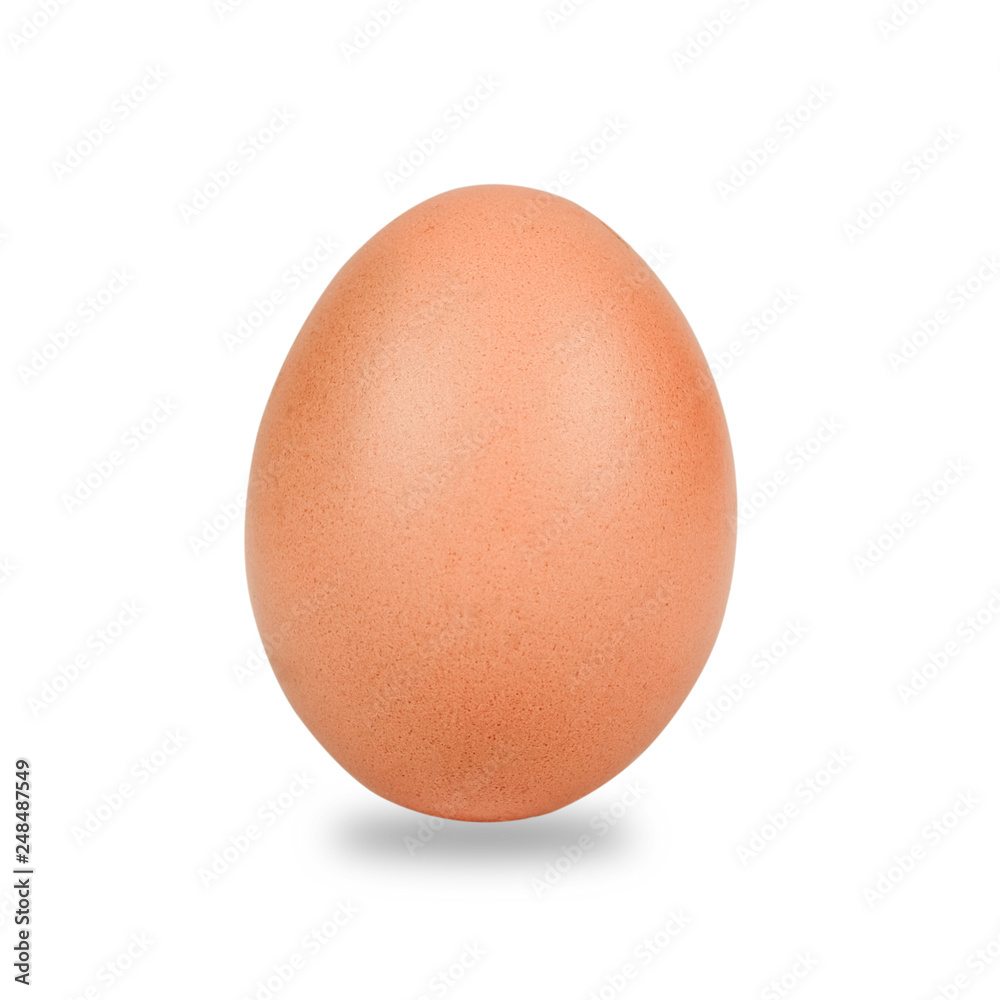 Fresh and Raw chicken eggs in egg on white background. Fresh and Raw chicken eggs in egg on white background.