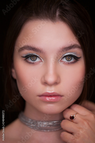 Close up Make up fashion model