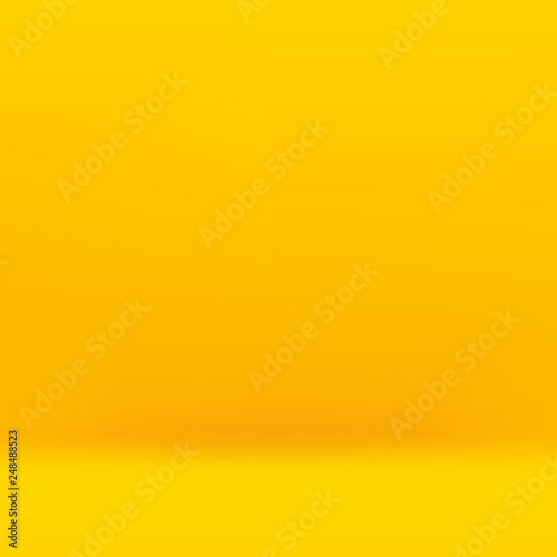 Empty Yellow Studio Background