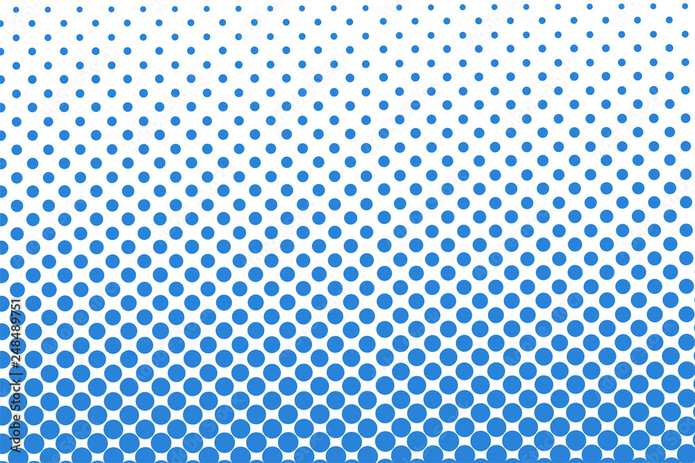 Halftone Blue Dot Pattern Graphic by davidzydd · Creative Fabrica
