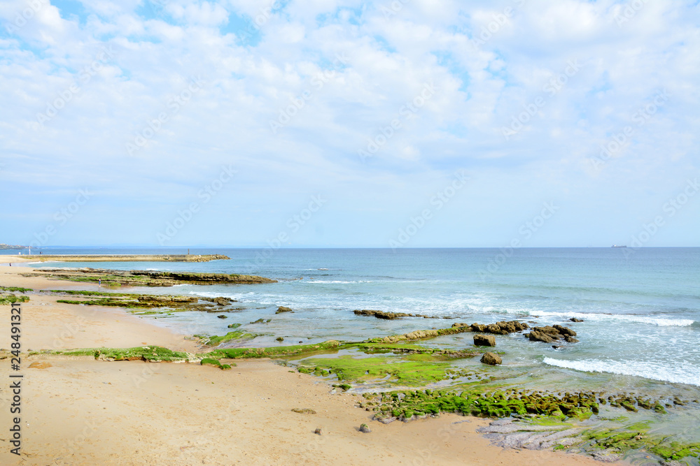 piękna plaża w Cascais, Portugalia