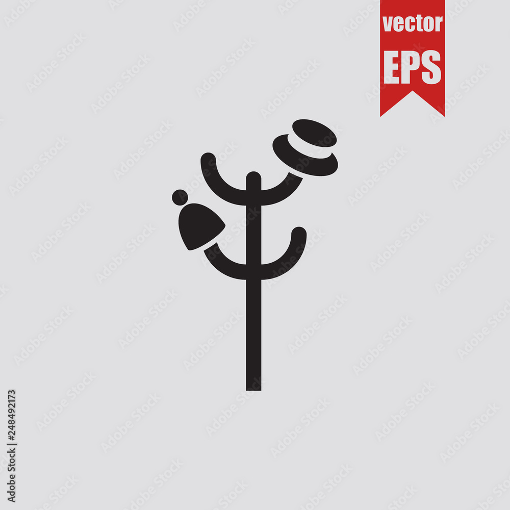 clothes rack icon.Vector illustration. clothes rack icon.Vector illustration.