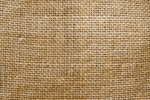 brown jute sack pattern background full frame