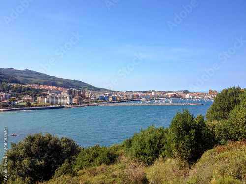 Castro Urdiales, Cantabria, the way of Saint James, pilgrimage route along the Northern coast of Spain