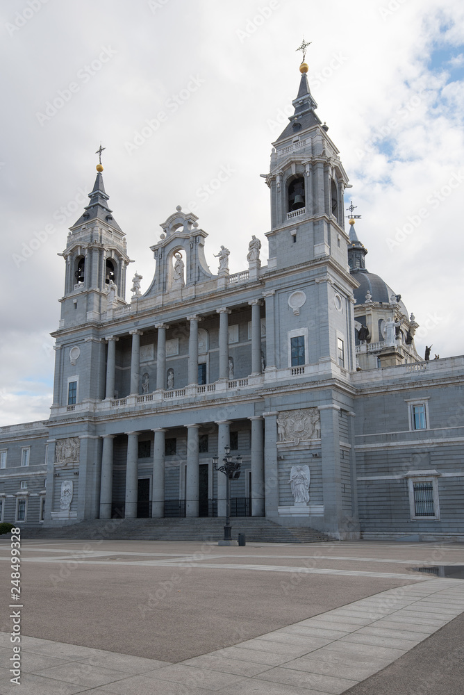 Almudena Cathedral in Madrind, Spain