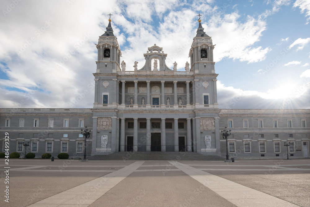 Almudena Cathedral in Madrind, Spain
