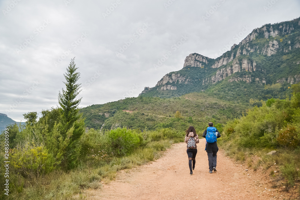 Montserrat hike, Catalonia, Spain