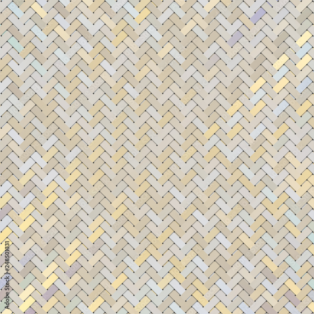Virtual geometric pattern abstract, woven mat or rattan background, backdrop or texture. Virtual geometric pattern abstract, woven mat or rattan background, backdrop or texture.