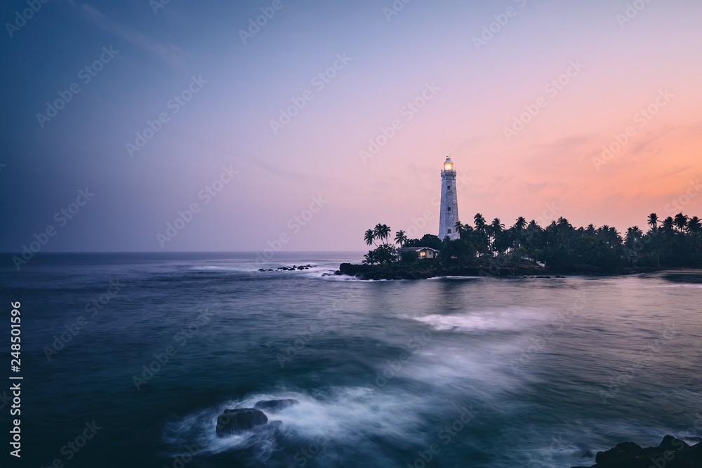 Lighthouse at sunset