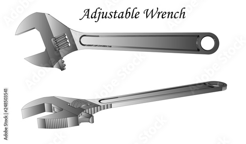 illustration of wrench and hammer