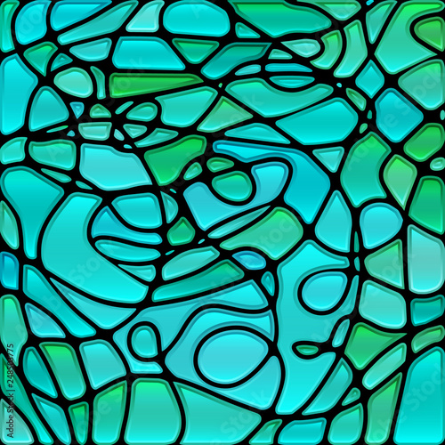 abstract vector stained-glass mosaic background