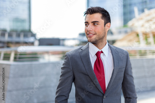 Portrait of an handsome businessman
