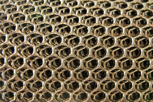 metalic steel net abstract pattern background