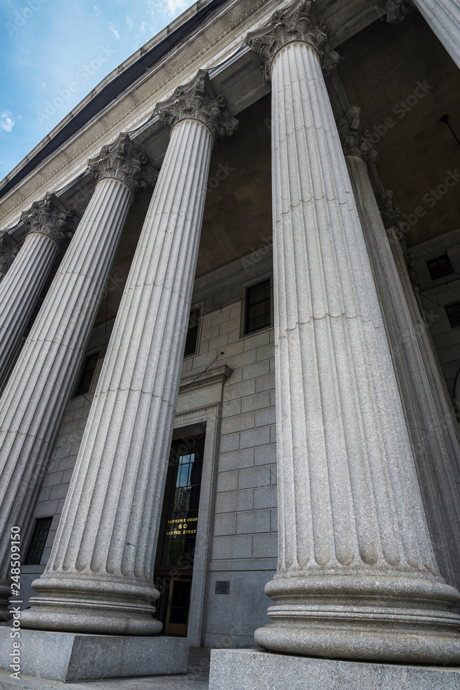 Naklejka premium New York State Supreme Court Building in New York City, USA