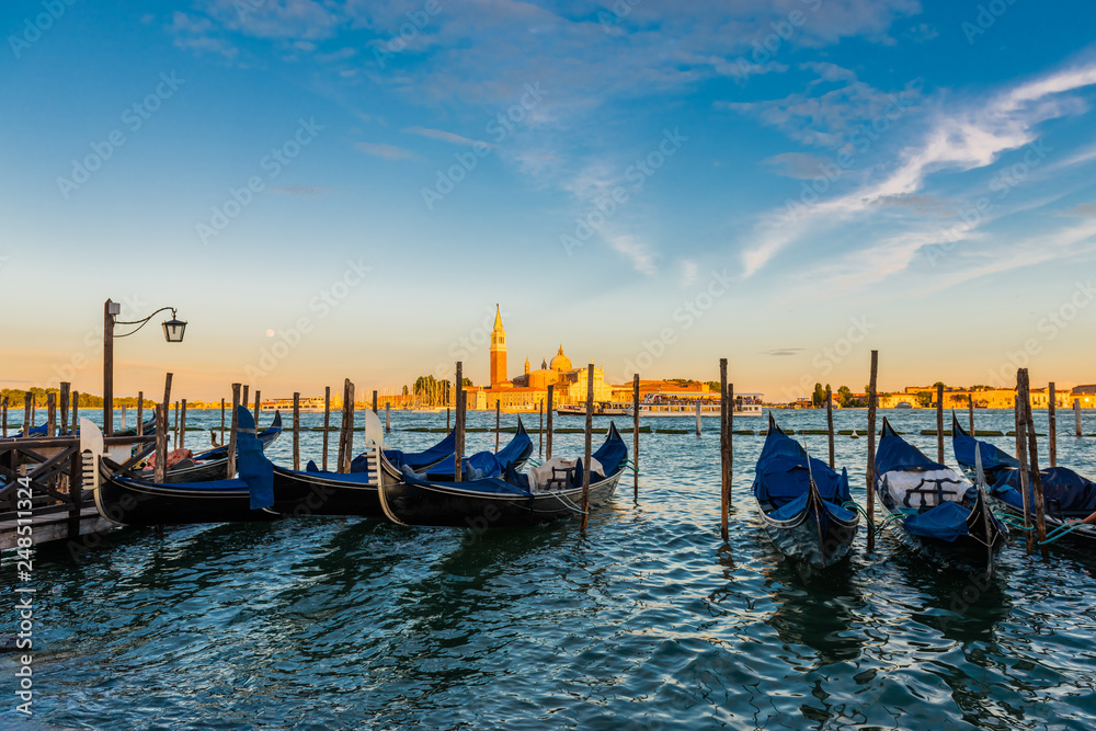 Venice Panorama. Panoramic cityscape image of Venice, Italy