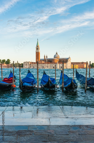 Venice Panorama. Panoramic cityscape image of Venice, Italy © Valeri Luzina