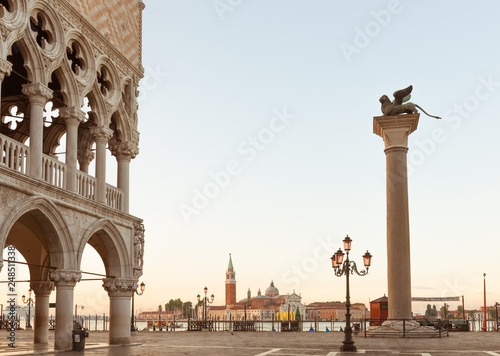 Panoramic view to San Marco square in Venice, Italy © Valeri Luzina