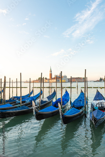 Venice Panorama. Panoramic cityscape image of Venice, Italy