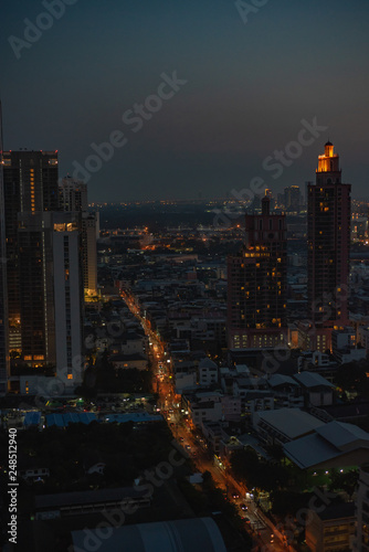 Cityscape of Bangkok Thailand