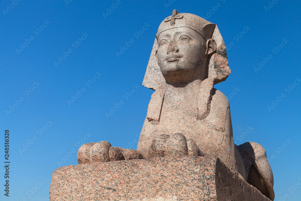 Sphinx located in Alexandria, Egypt