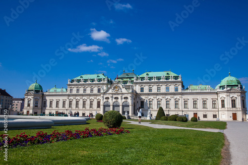 Upper Belvedere palace in a beautiful early spring day © anamejia18