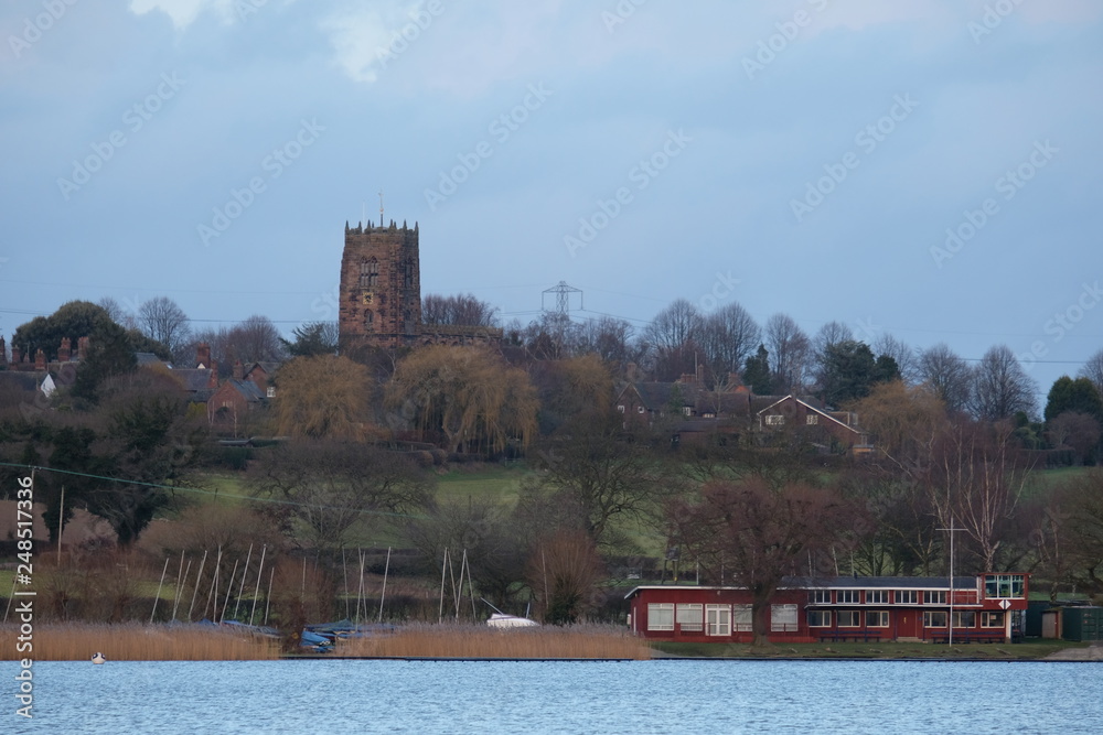 Fototapeta premium Church across the water 2
