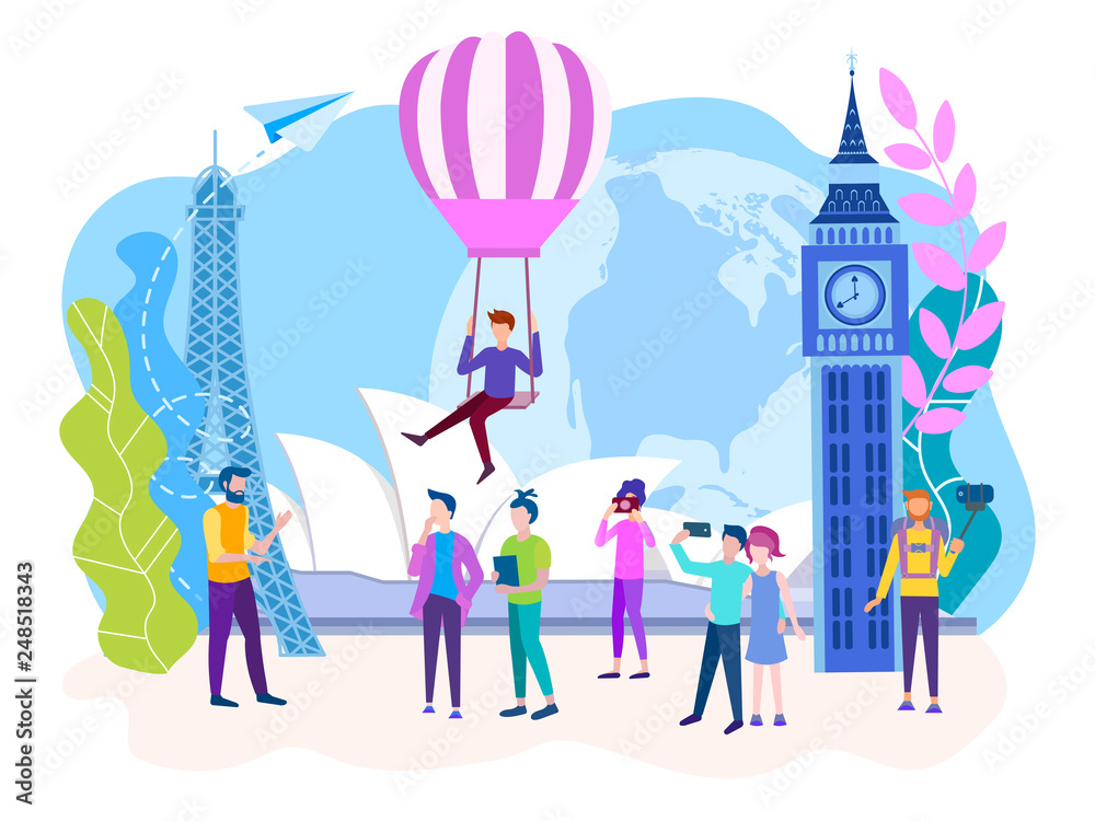 Sightseeing tour with a guide, the concept of travel, architecture of distant countries, the trip team. Sightseeing tour with a guide, the concept of travel, architecture of distant countries, the trip team.