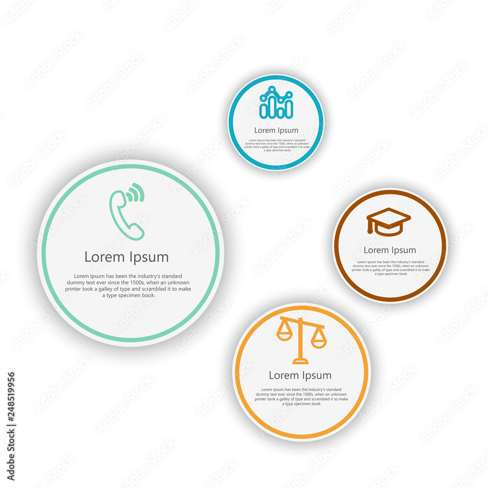 Isometric corporate timeline infograph elements. Isometric corporate timeline infograph elements.