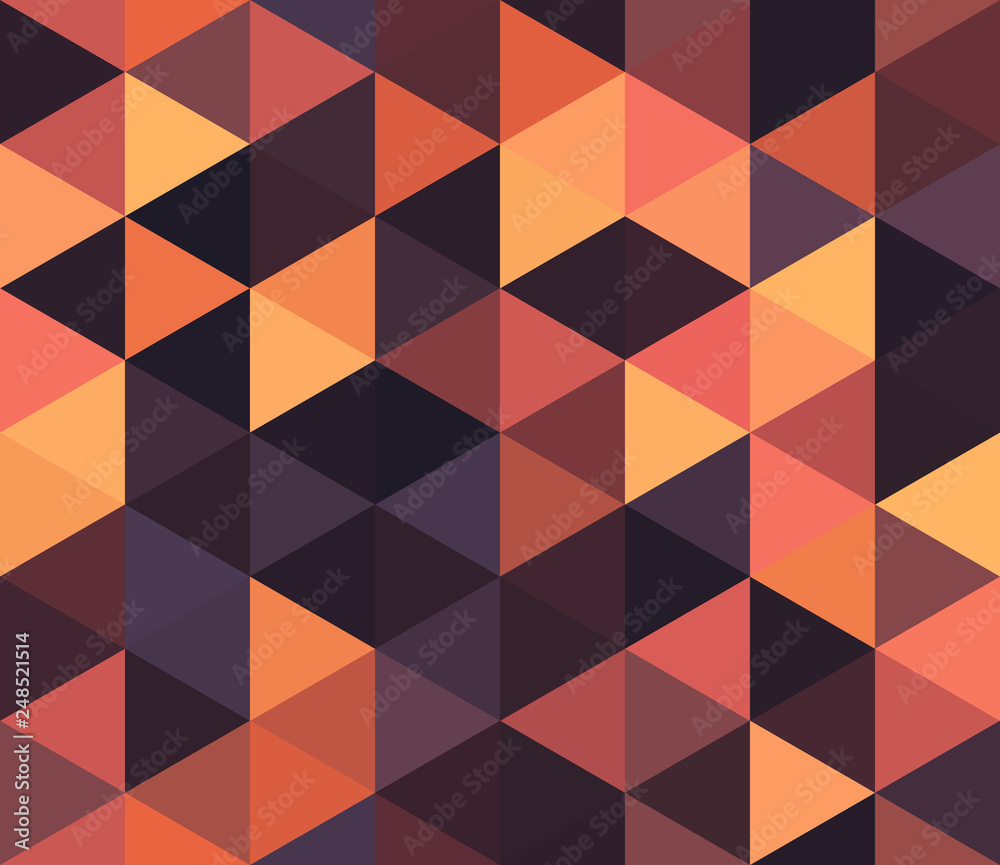 Seamless pattern with colorful triangles. Geometric background. Seamless pattern with colorful triangles. Geometric background.